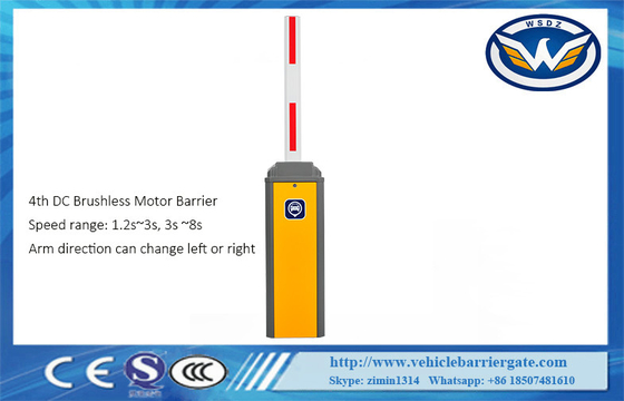 Hız Ayarlanabilir Yol Trafik Bariyeri 24V DC Fırçasız Motor RFID Araç Bariyer Kapısı