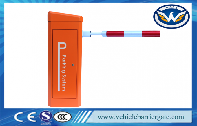 Serve Motor Intelligent Barrier , Electric Highway Barrier Gate System With 3 Fence