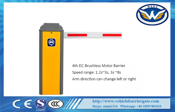 Çarpışma Önleyici Güvenlik Otomatik Bom Bariyer Kapısı DC Fırçasız Motor 24V Güç