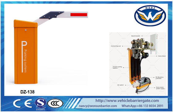 0.6sn Yüksek Hızlı Servo Motor Uzaktan Kumandalı Otopark Otomatik 24V Servo Motorlu IP65 Trafik Bariyeri Kapısı