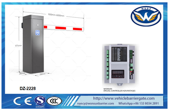 Otopark için Otomatik Araç Bom Bariyeri Yaysız DC Fırçasız Motor