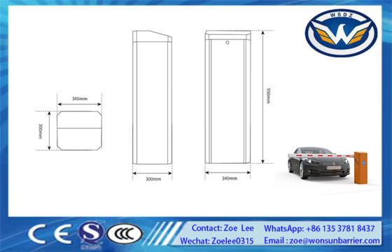 3. nesil DC fırçasız bariyer kapısı DZ-830