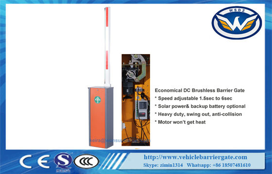 LED Göstergeli DC Fırçasız Motor 6sn 6m Otopark Bariyer Kapısı