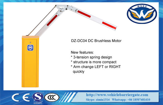Otopark Sistemi için Katlanır Güvenlik Otomatik Bom Bariyer 6m Kol DC24V Fırçasız Motor