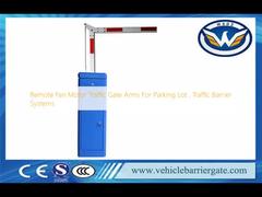 Otopark için Uzaktan Kumandalı Fan Motorlu Trafik Geçiş Kolu, Trafik Bariyer Sistemleri